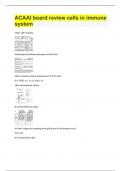 ACAAI board review cells in immune system