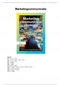 Concrete samenvatting van Marketingcommunicatie strategie inclusief oefentoets en antwoorden. 
