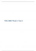 NSG 6001 Week 1,3,4 Test, Midterm Exam, Final Exam, Advanced Practice Nursing I, South University