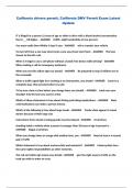 California drivers permit&comma; California DMV Permit Exam Latest Update
