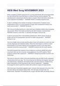HESI Med Surg NOVEMBER 2023 Questions and Answers 2023&sol;2024&lpar; A&plus; GRADED 100&percnt; VERIFIED&rpar;&period;