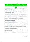 WGU C190 Intro to Biology - Unit 3 Practice Test 56 Questions and Answers 2023.Assured A+ Download to Pass..
