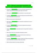 WGU C836 pre assessment questions and answers latest updated 2022-2323Assured A&plus;