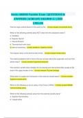 Davies ARDMS Vascular Exam &vert; QUESTIONS &  ANSWERS &vert; ALREADY GRADED A&plus; &vert; 2024  UPDATE