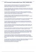 ATI Proctored Fundamentals Exam TEST GUIDE 2023&period;