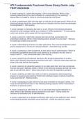 ATI Fundamentals Proctored Exam Study Guide ahip TEST 2023-2024&period;