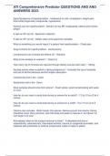 ATI Comprehensive Predictor QUESTIONS AND AND ANSWERS 2023&period;
