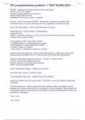 ATI comprehensive predictor 1 TEST GUIDE 2023&period;