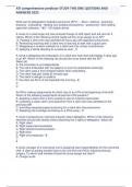 ATI comprehensive predictor STUDY THIS ONE QUSTIONS AND ANSWERS 2023&period;