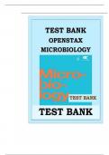 OpenStax Microbiology Test Bank Chapters (CHAPTER 1-26) UPDATED 2023-2024