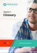 PRINCE2 Foundation Glossary of terms study aid