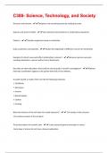 C388- Science, Technology, and Society Questions And Answers Already Graded A+