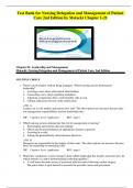 NEW!! Nursing Delegation and Management of Patient Care Motacki 2nd Edition TEST BANK| Complete Guide Chapter 1-21