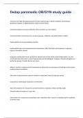 fisdap paramedic OB&sol;GYN study guide questions with correct answers