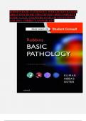 ROBBINS BASIC PATHOLOGY 10TH EDITION KYMAR ABBAS TEST BANK| UPDATED 2023-2024| COMPLETE GUIDE A+|ALL CHAPTERS AVAILABLE|QUESTIONS AND 100% CORRECT ANSWER KEY