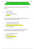 NCLEX RN EXAM&period;QUESTIONS AND ANSWERS LATEST UPDATE  2023&period;VERIFIED BY EXPERT&period;GUARANTEED SUCCESS&period; 