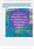 WOMEN&rsquo;S HEALTH CARE IN ADVANCED PRACTICE NURSING 2ND EDITION TESTBANK&vert; UPDATED 2023-2024&vert; COMPLETE GUIDE A&plus;&vert;ALL CHAPTERS AVAILABLE&vert;QUESTIONS AND 100&percnt; CORRECT ANSWER KEY