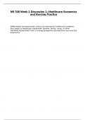 NR 708 WEEK  2 DISCUSSION 1 CORRECTLY ANSWERED &sol;LATEST UPDATE VERSION&sol; GRADED A&plus;