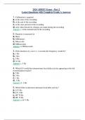 2024 ABRET Exam - Part 2 Latest Questions with Complete Grade A Answers