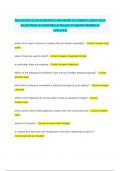 MECHANICAL&sol;AUTOMOTIVE ASVAB PICAT VERIFICATION TEST &vert;QUESTIONS &ANSWERS&vert; ALREADY PASSED&vert;VERIFIED &  UPDATED