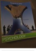 Psychology An Introduction 11 Th  Edition by Benjamin Lahey - Test Bank