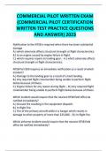 COMMERCIAL PILOT WRITTEN EXAM &lpar;COMMERCIAL PILOT CERTIFICATION WRITTEN TEST PRACTICE QUESTIONS AND ANSWER&rpar; 2023