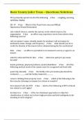 Basic County Jailer Texas &ndash; Questions&sol;Solutions 