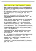 Basic County Correction&colon; Questions & Answers