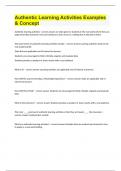 Authentic Learning Activities Examples & Concept