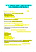 ILTS155Part2PracticeTest&vert;QUESTIONS ANDANSWERS&vert;ALREADYGR&plus;4