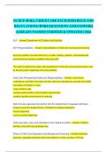 FL DCF 40 Hrs&comma; CHILD CARE FACILITIES RULE AND REGULATIONS &lpar;RNRF&rpar;QUESTIONS ANDANSWERS&vert; ALREADY PASSED&vert; VERIFIED & UPDATED &vert; 2024