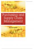 Purchasing and Supply Chain Management: Strategies and Realities