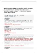 Portage Learning&period; BIOD 121 &ndash; Nutrition Module 1 Problem Set 2023  NEWEST 2023-2024 ACTUAL TEST 180 QUESTIONS AND  CORRECT DETAILED ANSWERS WITH  RATIONALES&vert;ALREADY GRADED A