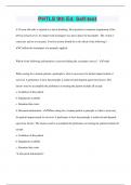 PHTLS 9th Ed&period; Self-test &vert; Questions with 100&percnt; Correct Answers &vert; Latest Update 2024 &vert; Verified