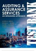 TEST BANK for Auditing and Assurance Services&comma; 18th edition by Arens Alvin&comma; Elder Randal&comma; Beasley Mark & Hogan Chris&period; &lpar;All 29 Chapters&rpar;&period;