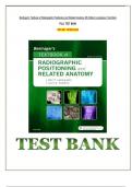 Test Bank For Bontrager's Textbook of Radiographic Positioning and Related Anatomy 9th Edition by John Lampignano&vert;&vert;ISBN NO&colon;10&comma;9780323399661&vert;&vert;ISBN NO&colon;13&comma;978-0323399661&vert;&vert;All Chapters 1-20&vert;&vert;Complete Guide A&plus;