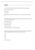 CWB 115 Questions With 100&percnt; Verified Answers