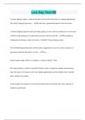 Loa Sig Test &num;6 &vert; Questions with 100&percnt; Correct Answers &vert; Latest Update 2024 &vert; Verified