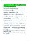 Adobe Final Exam &lpar;InDesign&rpar; With 100&percnt; Correct Answers 2023