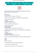 ASET CNIM EXAM QUESTIONS AND ANSWERS &vert;  GRADED A&plus;&vert; LATEST UPDATE &vert; 2023-2024