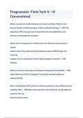 Progression&colon; Field Tech V - VI Conventional Questions & Answers 2023&lpar;A&plus;GRADED 100&percnt;VERIFIED&rpar;