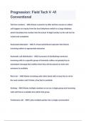 Progression&colon; Field Tech V -VI Conventional Questions & Answers 2023&lpar;A&plus;GRADED 100&percnt;VERIFIED&rpar;