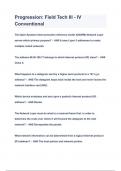 Progression&colon; Field Tech III - IV Conventional Questions & Answers 2023&lpar;A&plus;GRADED 100&percnt;VERIFIED&rpar;