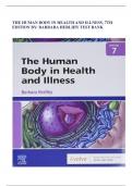 A&P Test Bank For The Human Body in Health and Illness 7th Edition By Barbara Herlihy all chapters included  graded A+