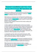 Oracle Financial Consolidation and Close Cloud Service (FCCS) Exam 2023 Questions and Answers