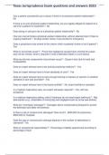 Texas Jurisprudence Exam questions and answers 2023&period;