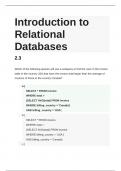 Introduction to Relational Databases Challenge 2.3 (WGU)