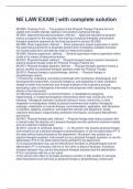 NE LAW EXAM &vert; with complete solution