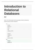 Introduction to Relational Databases Challenge 2.2 (WGU)