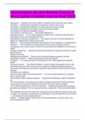 Hemodialisys Bonent review bundled  exam questions with complete solutions graded A